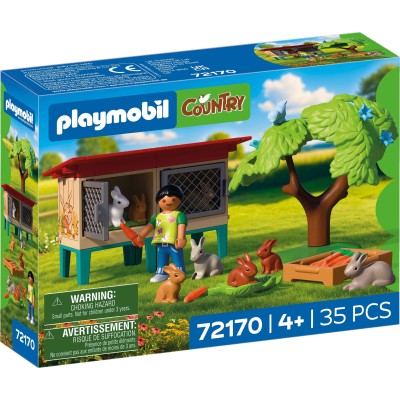PLAYMOBIL Country - Recinto dei Conigli (72170) | Gioco Fattoria