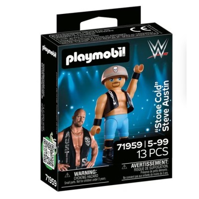 Playmobil WWE Steve Austin - Action Figure da Collezione