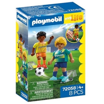 Playmobil 72058 Calciatori - Set Giocattolo Calcio