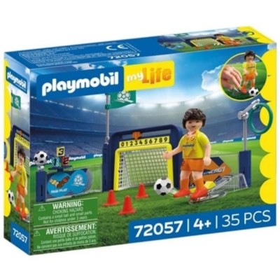 PLAYMOBIL My Live Stazione di Allenamento - 72057 | Gioco di Calcio per Bambini