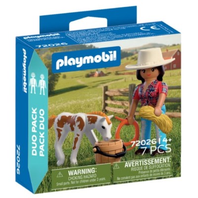 Playmobil 72026 DuoPack Cavallerizza con Puledro | Gioco Western