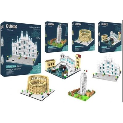 Cubix Costruzioni Monumenti Italiani | Set Modellismo da Assemblare