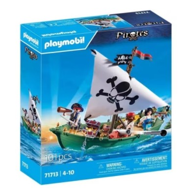 PLAYMOBIL Nave dei Pirati 71713 - Set Avventura con Polpo e Accessori