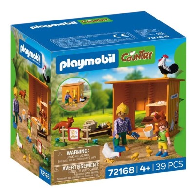 PLAYMOBIL Country Pollaio 72168 - Set Fattoria con Animali