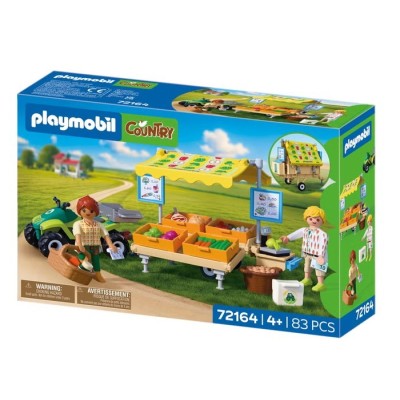 PLAYMOBIL 72164 Country - Bancarella del Mercato | Gioco Fattoria