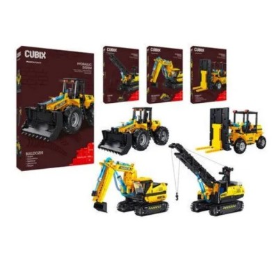Cubix Mezzi da Costruzione Idraulici - Kit Tecnico 8+ Anni