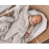Copertina per Neonato 80x110 Grigio con Stelle in Rilievo