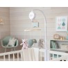 Giostrina Musicale da Culla con Peluche in Cotone - Rosa