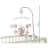 Kiokids Giostrina Musicale per Culla - Modello Orsetto - Rosa