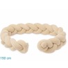 Treccia Decorativa Beige per Culla Kiokids