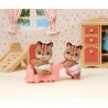 SYLVANIAN GEMELLI SCOIATTOLO NOCCIOLA.