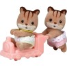 SYLVANIAN GEMELLI SCOIATTOLO NOCCIOLA.