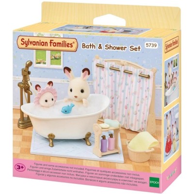 Sylvanian Families Set Vasca e Doccia - Arredo Bagno per Bambole