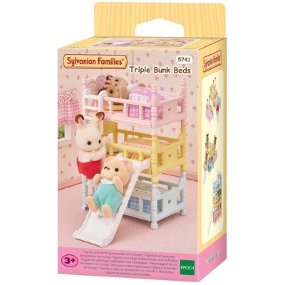 Sylvanian Families Letto a Castello Triplo Colorato - Arredo Cameretta