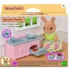 Sylvanian Families - Set da Cucina di Mamma Coniglio Sole