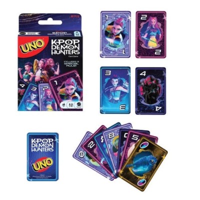 UNO K-Pop Demon Hunters - Gioco di Carte Ufficiale