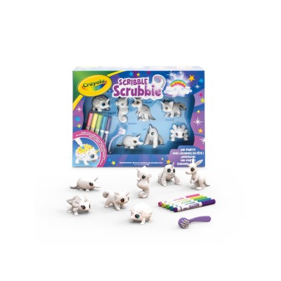 Crayola Scribble Scrubbie Uni-Pets: 7 Unicorni da Colorare e Lavare