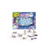 Crayola Scribble Scrubbie Uni-Pets - Set da 7 Cuccioli Unicorno da Colorare e Lavare