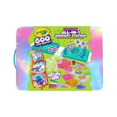 Crayola Goo Stazione Sensoriale Unicorno - Kit Slime per Bambini