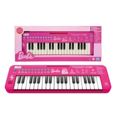 Barbie - Pianola Multifunzione 37 Tasti per Bambine