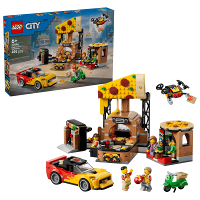 LEGO City Esperienza di Consegna Pizza con Veicoli 60496 | LEGO