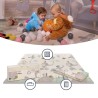 Tappeto Gioco Neonato MS Baby Trendy 120x120