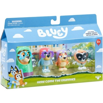 Set 4 Personaggi Bluey - Famiglia Heeler | Rocco Giocattoli