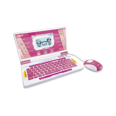 VTech Bit Smart Genius Plus Rosa - Computer Educativo Bilingue