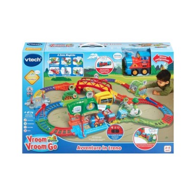 VTech Vroom Vroom Go - Avventure in Treno | Circuito Interattivo