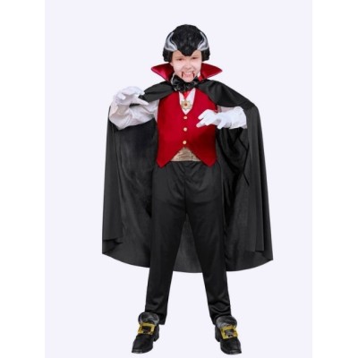 Costume da Vampiro per Bambino | Set Completo 6 Pezzi | Halloween