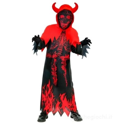 Costume Bimbo Diavolo Mietitore Widman - Halloween e Feste Gotiche