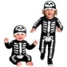 Widmann Costume Scheletro per Bambino - 80 cm / 6-12 Mesi