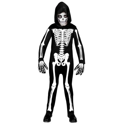 Widmann Costume Scheletro per Bambini -  140 cm / 8-10 Anni
