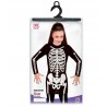 Widmann Costume Scheletro per Donna - 128 cm / 5-7 Anni