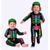 Widmann Costume Scheletro Colorato - (80 cm /6-12 Mesi)