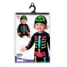 Widmann Costume Scheletro Colorato - (98 cm /1-2 Anni)