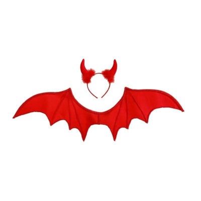 Set Accessori Halloween Red Devil 2 Pezzi | Costume Diavolo