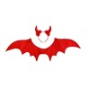 Set Accessori Halloween Red Devil - 2 Pezzi