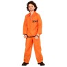 Widmann Costume Arancione da Detenuto - 158 cm / 11-13 Anni