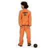 Widmann Costume Arancione da Detenuto - 128 cm / 5-7 Anni