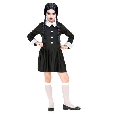 Costume Halloween Dark Girl Widmann | Look Gotico Nero e Bianco