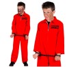 Widmann Costume da Prigioniero per Ragazzo - 128 cm / 5-7 Anni