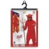 Widmann Costume da Diavolo per Bambini - 128 cm / 5-7 Anni
