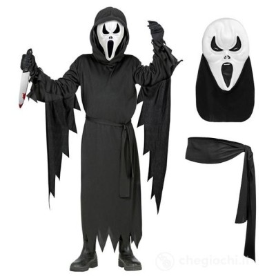 Widmann Costume Screaming Ghost per Bambini - 116 cm / 4-5 Anni