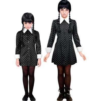 Widmann Costume Dark Girl per Bambina - 116 cm / 4-5 Anni