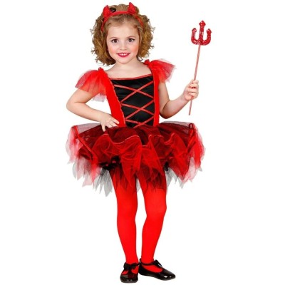 Widmann Costume Diavolessa Ballerina per Bambina - 116 cm