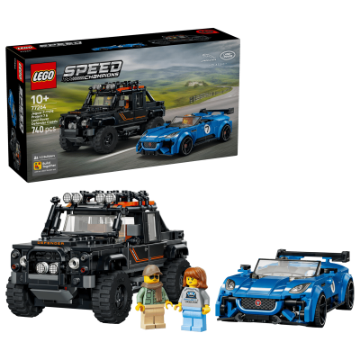 LEGO Speed Champions Jaguar Project 7 & Land Rover Defender