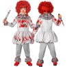 WidmannCostume Pagliaccio Horror Vintage - 128 cm / 5-7 anni