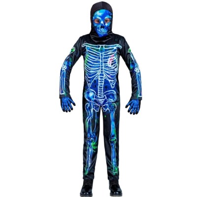 Costume Scheletro Tossico Blu Bambino - Widmann | Halloween