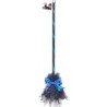Scopa da Strega Blu 85 cm - Accessorio per Travestimento